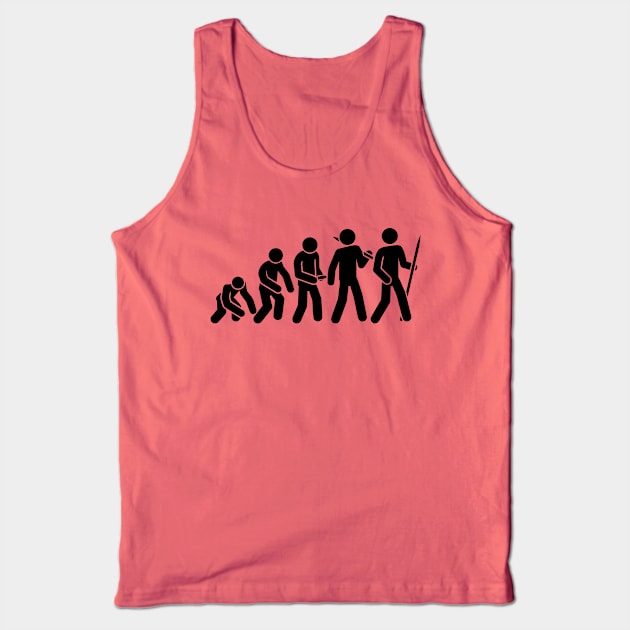 Human Evolution Tank Top by The BioGeeks